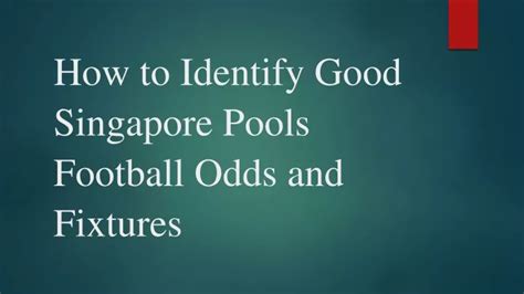 singapore pools football fixtures|Live Game Information / Streaming .